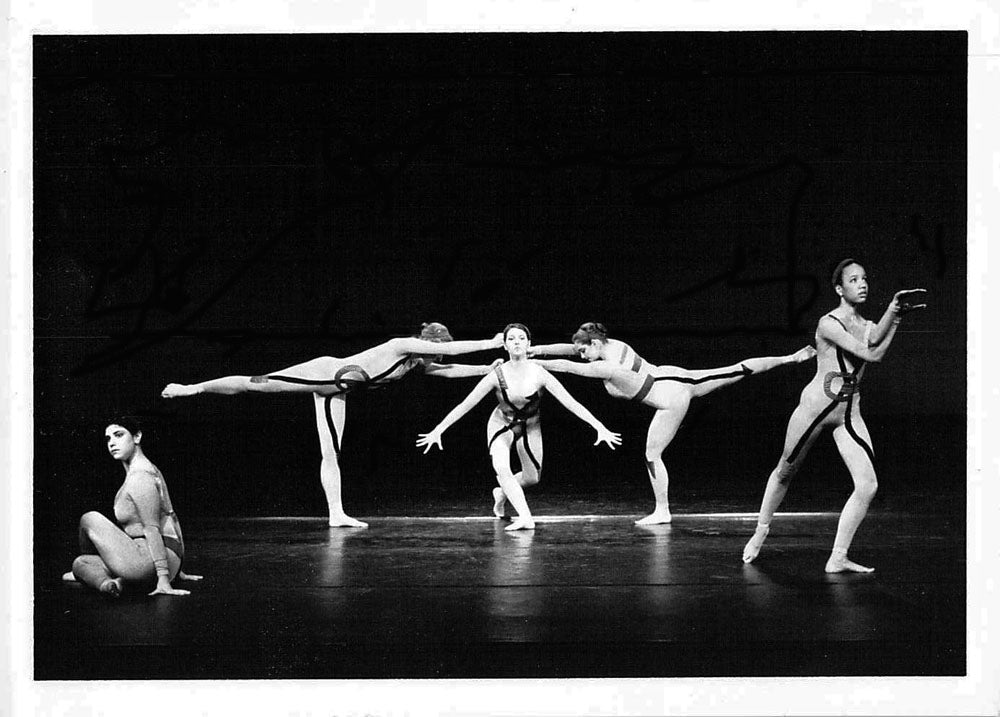 5 dancers at Brown in spring 1985