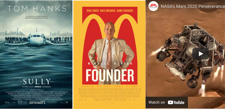 Covers of videos noted in blog