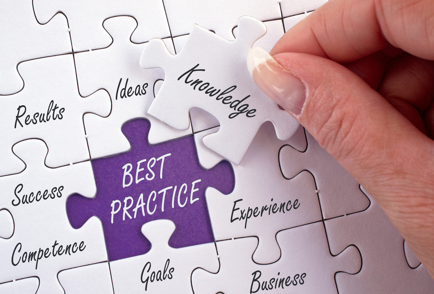 Best Practices Puzzle (licensed from Adobe Stock Photos)