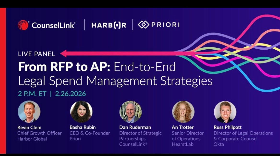 Navigating the Uncharted: Conversations on End-to-End Legal Spend Management Strategies